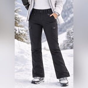 Spyder Women’s Medium Ski Snow Pants Black Insulated Waterproof
